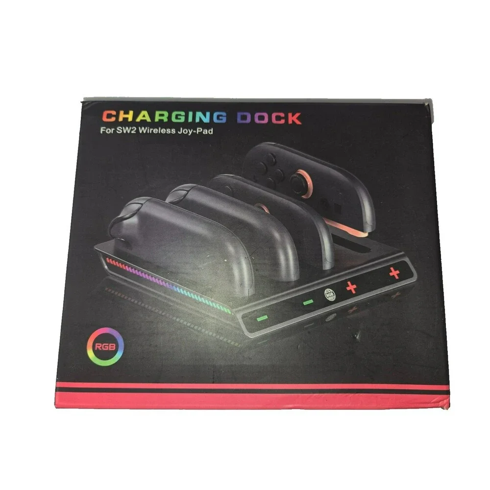 4-in-1 Wireless Joy-Pad RGB Charging Dock Station (Model JCC300)